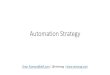 SCUG.DK - Automation Strategy - April 2015