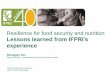 S3 dr. shenggen fan   resilience panel lessons learned from ifpr is exp