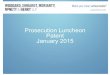 January 2015 - Patent Prosecution Lunch Presentation