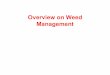 Weed management ( 1)