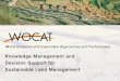 WOCAT (World Overview of Conservation Approaches and Technologies)