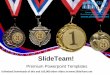 Medal sports power point themes templates and slides ppt designs