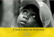 Child labor in the pakistan
