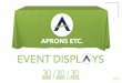 2015 Event Marketing Displays Catalog by Aprons Etc