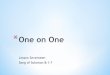 Song of Solomon 8v1-7 One on One