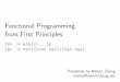 Functional programming from first principles