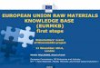 European Union Raw Materials Knowledge Base (EURMKB)