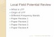 Local Field Potential (LFP): Literature Review