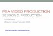 Psa Workshop-Production