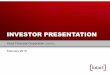 Investor presentation-february-2015 v001-x550w6