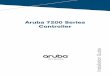 Aruba Mobility Controller 7200 Installation Guide