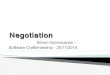 Negotiation - Software Craftsmanship 20141120