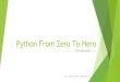 Python from zero to hero (Twitter Explorer)