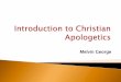 Introduction to  Christian Apologetics