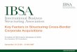 Key Factors in Structuring Cross Border Corporate Acquisitions