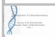 B.sc biochem i bobi u-1 introduction to bioinformatics