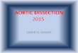 Aortic dissection  2015