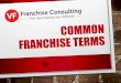 Common Franchise Terms