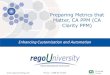 Rego University: Preparing Metrics that Matter, CA PPM (CA Clarity PPM)