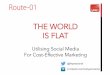 The world is flat : Utilising social media for cost effective marketing