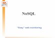 NoSQL - "simple" web monitoring