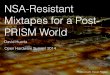 NSA-Resistant Mixtapes for a Post-PRISM World