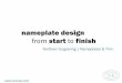 Nameplate Design Process from Start to Finish