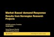 Market Based Demand Response - Results from Norwegian research projects