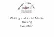 Writing and social media training
