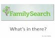 More FamilySearch Resources