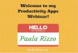 List Producer Presents:  Productivity Apps Webinar