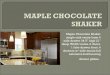 Maple Chocolate Shaker by Domain cabinet