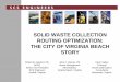 City of Virginia Beach Solid Waste Collection Routing Software Consulting Service