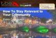 Fionn Davenport #TBEX - 'How to stay relevant in your community