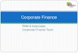 RNM Corporate Finance