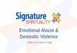 Emotional Abuse & Domestic Violence