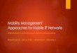 Mobility Management Approaches for Mobile IP Networks