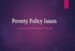 Poverty Policy Issues
