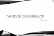 Cezar chitac   the edge of experience