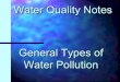 Water quality notes