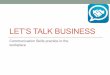 Business Communication Phrases: Let's Talk Business