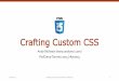 Crafting Custom CSS @ PodCamp Toronto 2015 #PCTO15