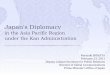 Japan's diplomacy in the asia pacific region under the Kan administration