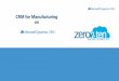 Crm for manufacturing