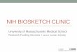NIH Biosketch Clinic