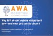 Why 95% of web visitors don't buy, and what you can do about it - AWA presentation from eCommerce Africa Feb 2015
