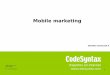 Mobile marketing - CodeSyntax - Mondragon unibertsitatea