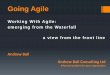 Working with Agile