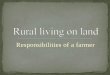 Unit 1 Lesson 2 Rural living on land