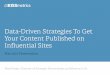Lead Your Industry: Data-Driven Strategies to Build Influence through Guest Content